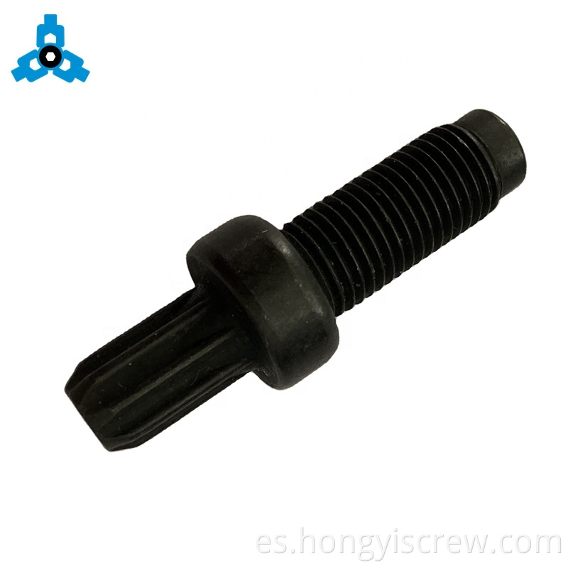 Soporte de stock de OEM de perno de zinc negro personalizado personalizado